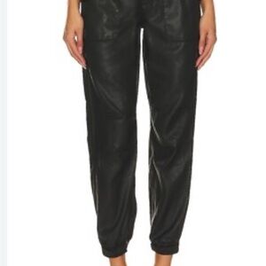 All Saints coated Black cargo pants